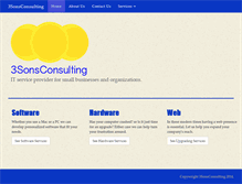 Tablet Screenshot of 3sonsconsulting.com